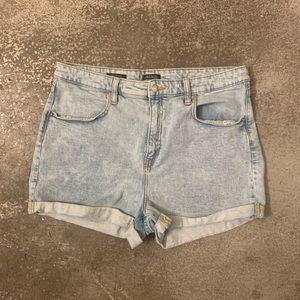 High Waisted Denim Shorts